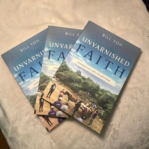 3 “Unvarnished Faith” books📖